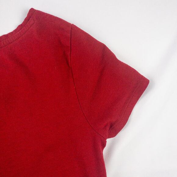 Tommy Hilfiger Red Graphic Short Sleeve Tee Shirt Womens Small - Picture 9 of 13